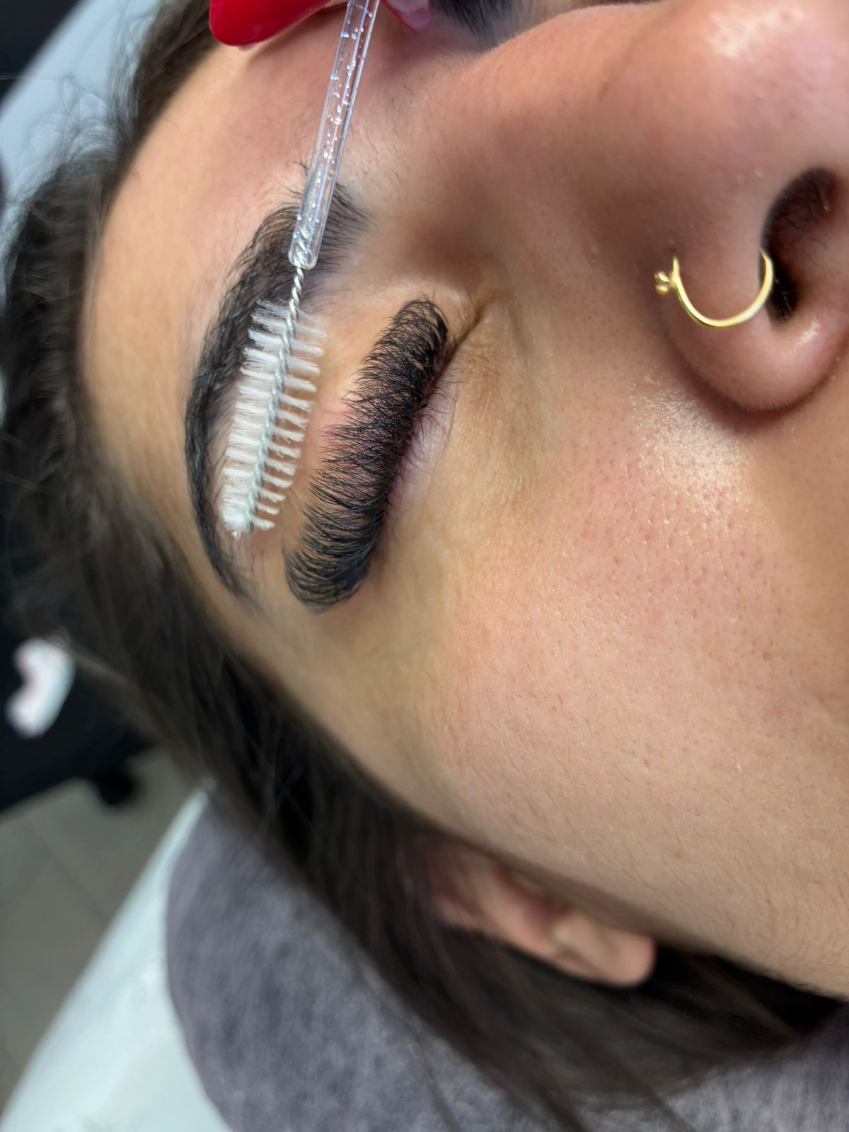 Extensão de cílios resultado